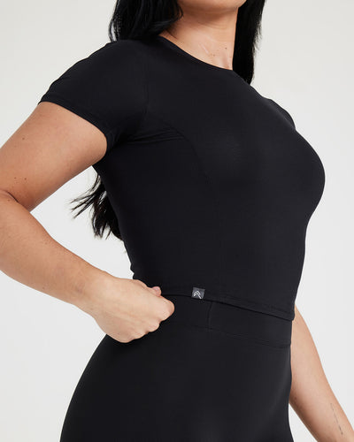 Mellow™ Soft Mid Short Sleeve T-Shirt | Black