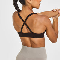 EasyLiftâ„¢ Cross Back Sports Bra | 70% Cocoa