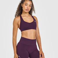 EasyLiftâ„¢ Cross Back Sports Bra | Blackberry Purple