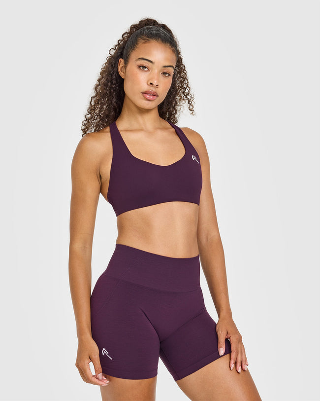EasyLiftâ„¢ Cross Back Sports Bra | Blackberry Purple