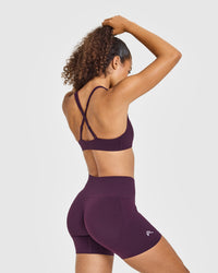 EasyLiftâ„¢ Cross Back Sports Bra | Blackberry Purple