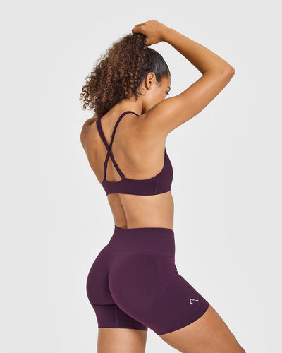 EasyLiftâ„¢ Cross Back Sports Bra | Blackberry Purple