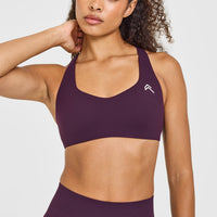 EasyLiftâ„¢ Cross Back Sports Bra | Blackberry Purple