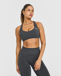 EasyLiftâ„¢ Cross Back Sports Bra | Coal