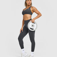 EasyLiftâ„¢ Cross Back Sports Bra | Coal