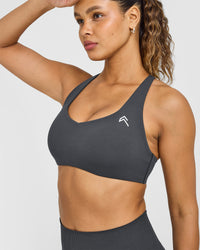 EasyLiftâ„¢ Cross Back Sports Bra | Coal
