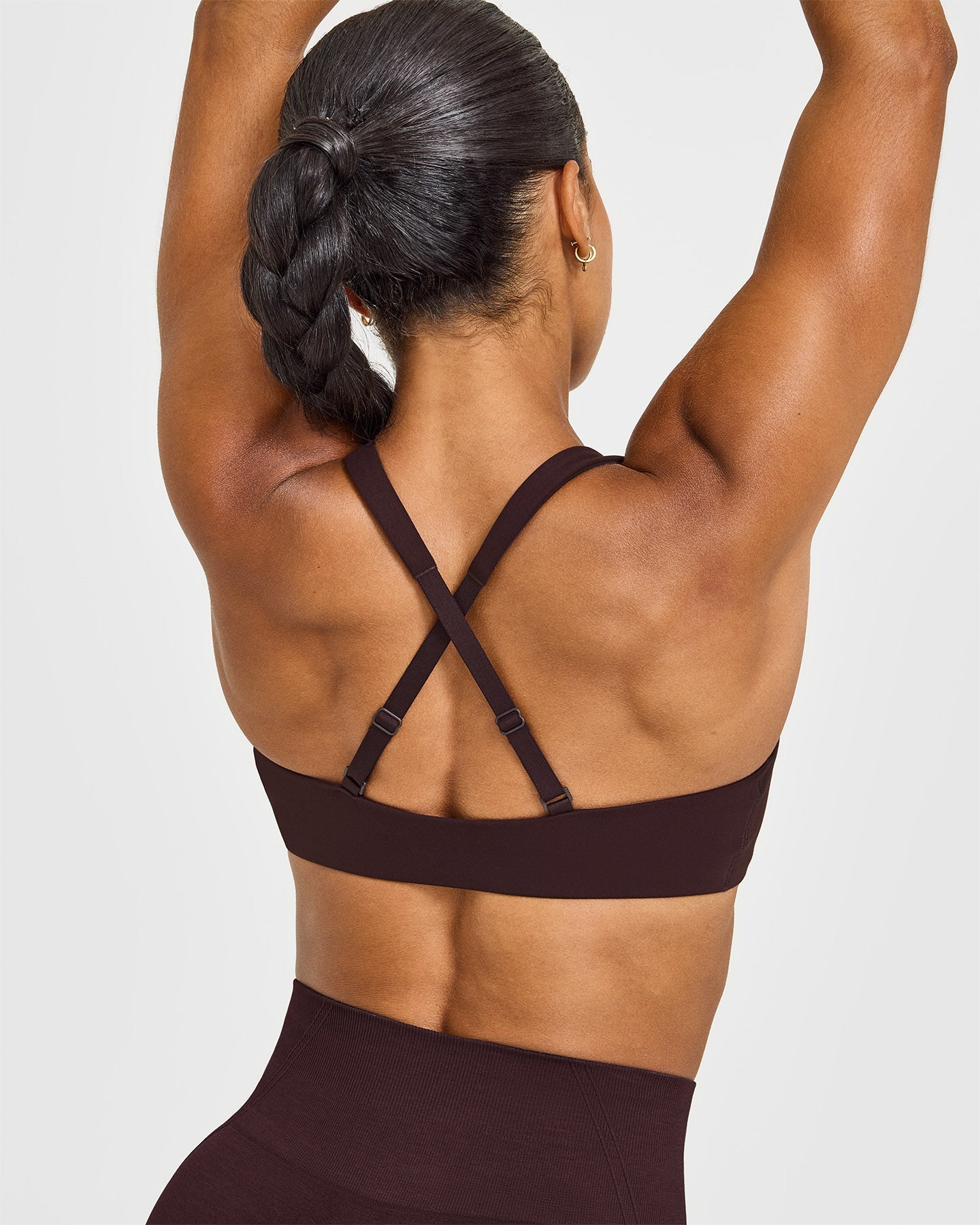 EasyLiftâ„¢ Cross Back Sports Bra | Plum Brown