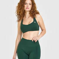 EasyLiftâ„¢ Cross Back Sports Bra | Racing Green