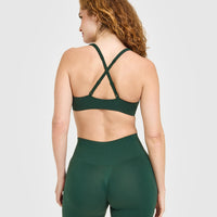 EasyLiftâ„¢ Cross Back Sports Bra | Racing Green