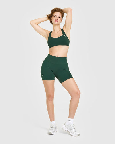 EasyLiftâ„¢ Cross Back Sports Bra | Racing Green