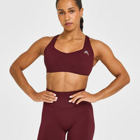 EasyLiftâ„¢ Cross Back Sports Bra | Rosewood