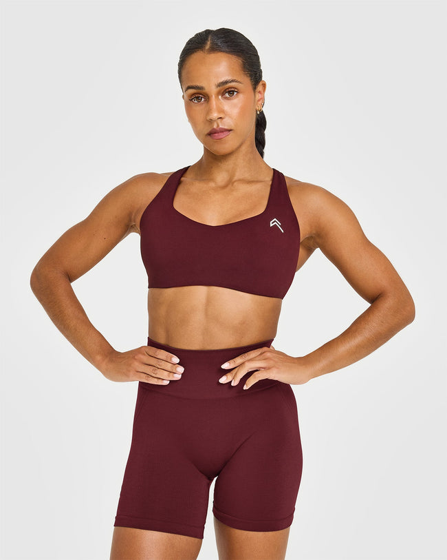 EasyLiftâ„¢ Cross Back Sports Bra | Rosewood
