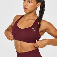 EasyLiftâ„¢ Cross Back Sports Bra | Rosewood