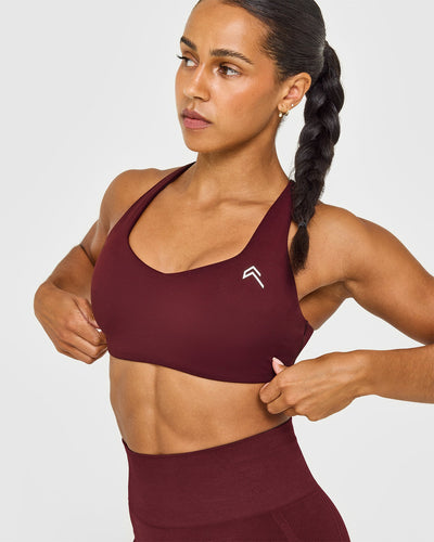 EasyLiftâ„¢ Cross Back Sports Bra | Rosewood