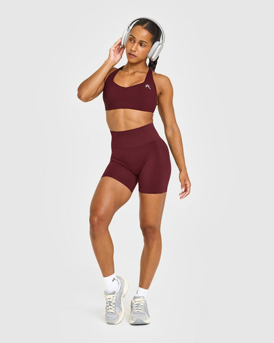 EasyLiftâ„¢ Cross Back Sports Bra | Rosewood
