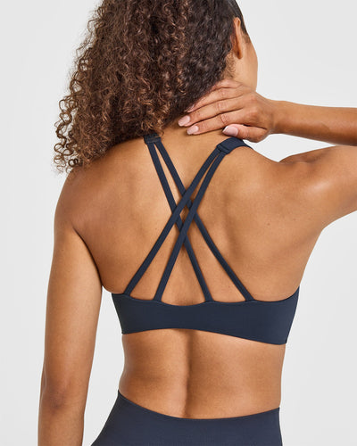 EasyLiftâ„¢ High Neck Sports Bra | True Blue