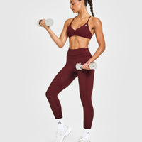 EasyLiftâ„¢ Ultra Minimal Bralette with White Logo | Rosewood