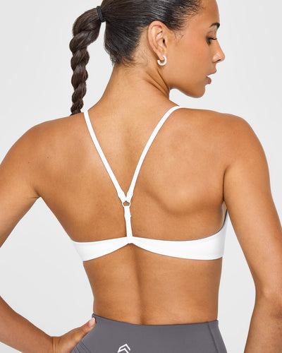 EasyLiftâ„¢ Ultra Minimal Bralette | White