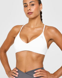 EasyLiftâ„¢ Ultra Minimal Bralette | White