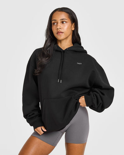 Foundations Oversized Hoodie | Black