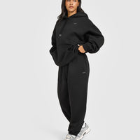 Foundations Oversized Hoodie | Black