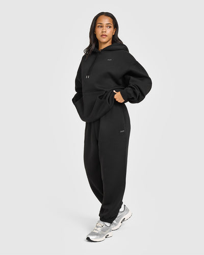 Foundations Oversized Hoodie | Black