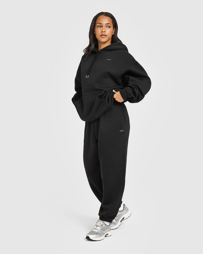 Foundations Oversized Hoodie | Black