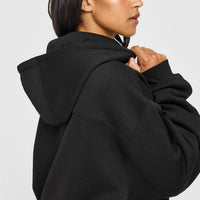Foundations Oversized Hoodie | Black