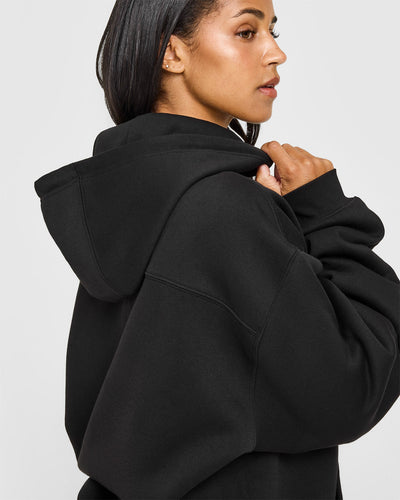 Foundations Oversized Hoodie | Black