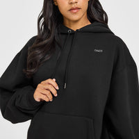 Foundations Oversized Hoodie | Black