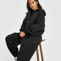 Foundations Oversized Hoodie | Black