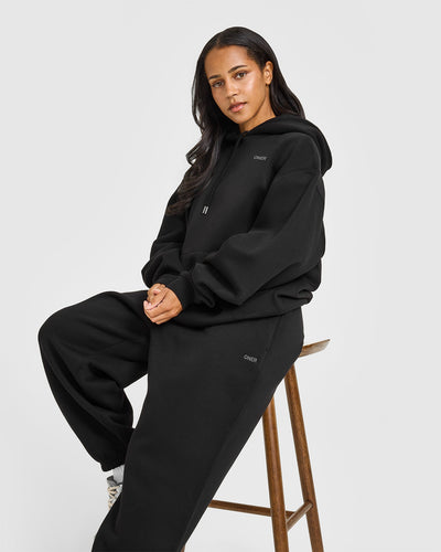 Foundations Oversized Hoodie | Black