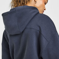 Foundations Oversized Hoodie | True Blue