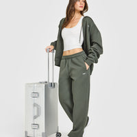 Foundations Straight Leg Joggers | Dark Khaki