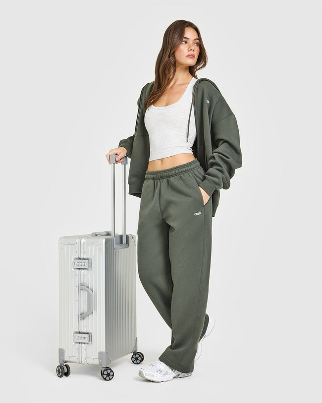 Foundations Straight Leg Joggers | Dark Khaki