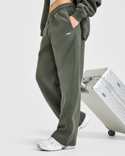 Foundations Straight Leg Joggers | Dark Khaki