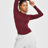 Mellow™ Soft Long Sleeve Top | Rosewood