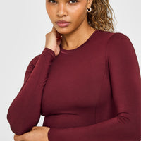 Mellow™ Soft Long Sleeve Top | Rosewood