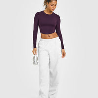 Mellow™ Soft Mid Long Sleeve Top | Blackberry Purple