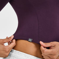 Mellow™ Soft Mid Long Sleeve Top | Blackberry Purple