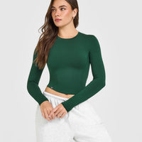 Mellow™ Soft Mid Long Sleeve Top | Racing Green