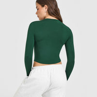 Mellow™ Soft Mid Long Sleeve Top | Racing Green