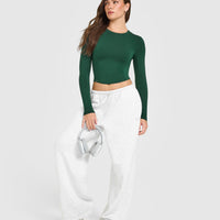 Mellow™ Soft Mid Long Sleeve Top | Racing Green
