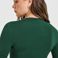Mellow™ Soft Mid Long Sleeve Top | Racing Green
