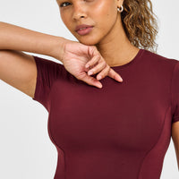 Mellow™ Soft Mid Short Sleeve T-Shirt | Rosewood