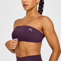 Unified Micro Bandeau Bralette | Blackberry Purple
