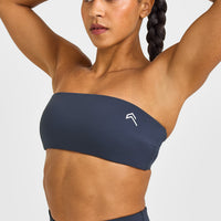 Unified Micro Bandeau Bralette | True Blue