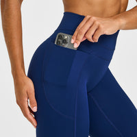 Unified High Waisted Pocket Leggings | Midnight