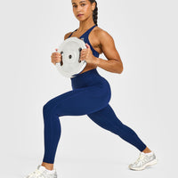 Unified High Waisted Pocket Leggings | Midnight