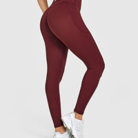 Unified High Waisted Pocket Leggings | Rosewood